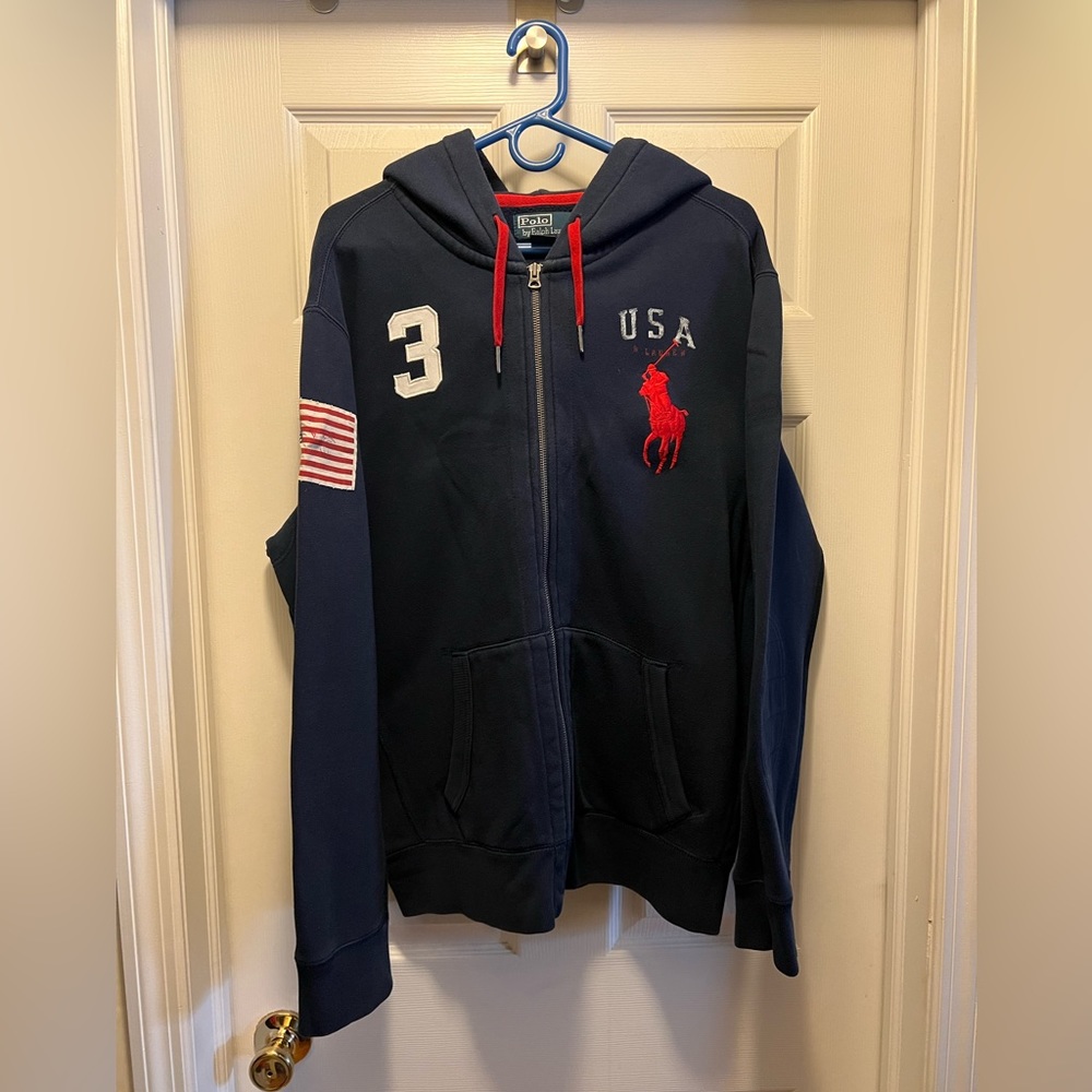 Big Pony Zip up Hoodie